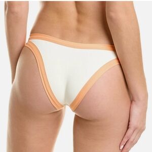 L Space Foley Bitsy bikini bottoms Cream orange size Large New with tags